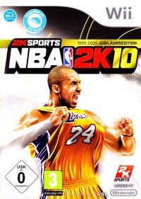 NBA 2K10 Wii US box art